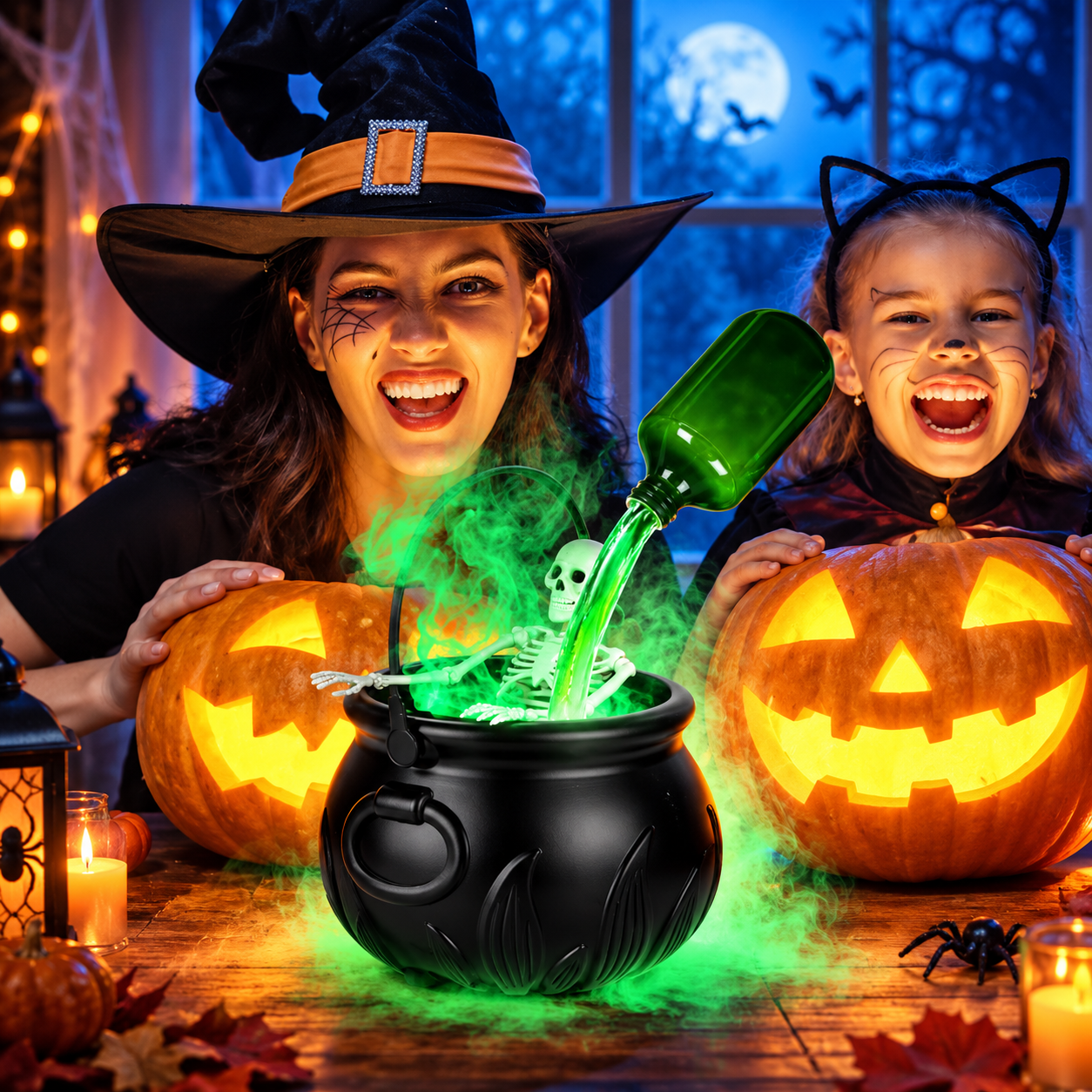 Hauntly™ Glowing Witch’s Cauldron