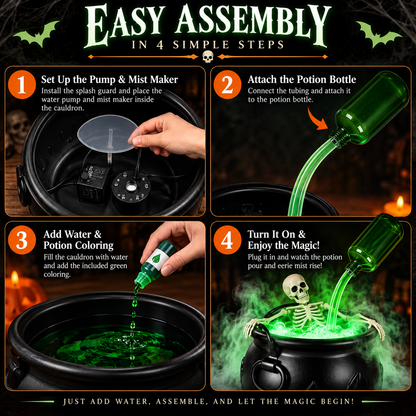 Hauntly™ Glowing Witch’s Cauldron