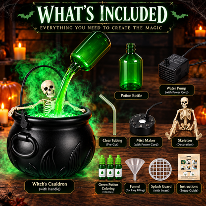 Hauntly™ Glowing Witch’s Cauldron