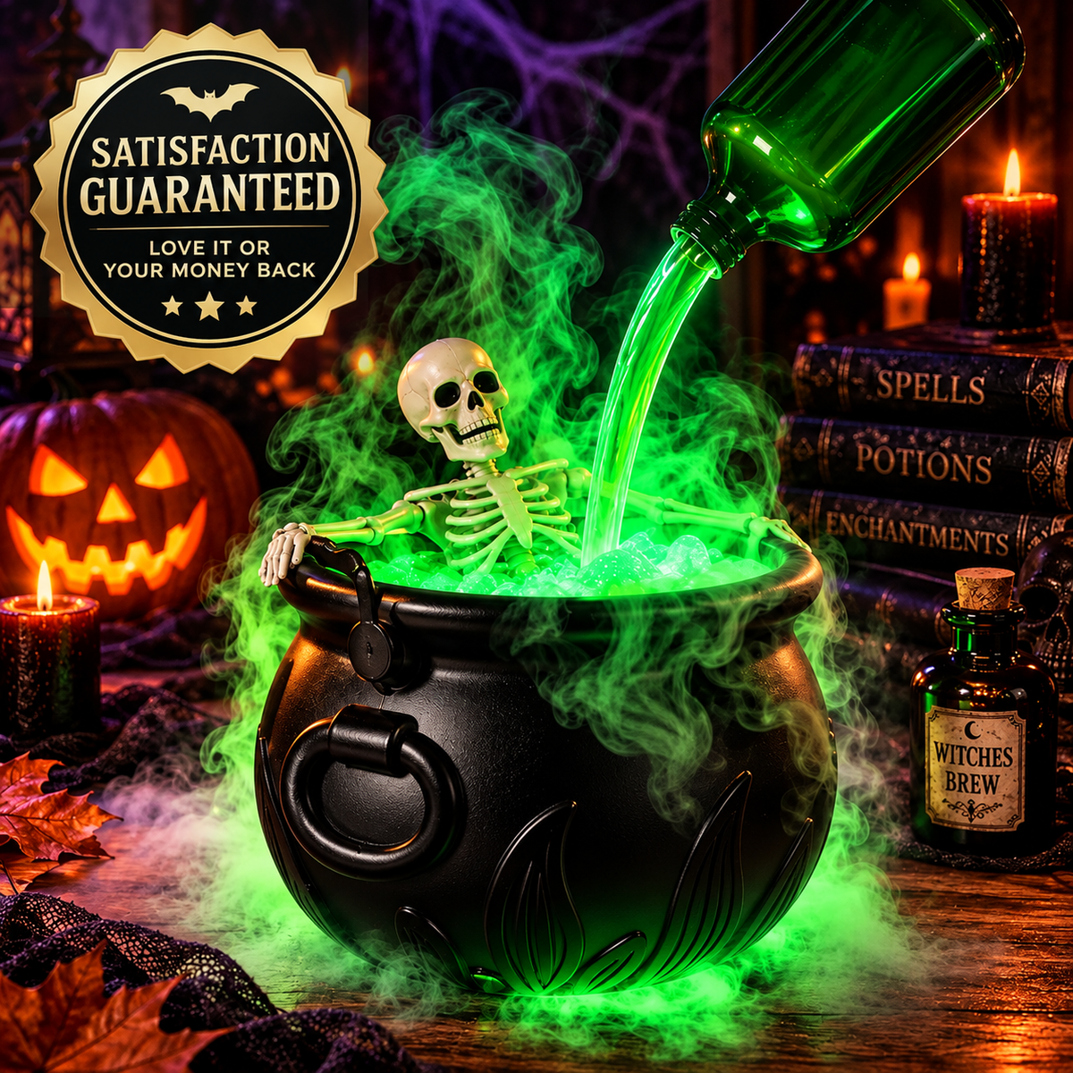 Hauntly™ Glowing Witch’s Cauldron